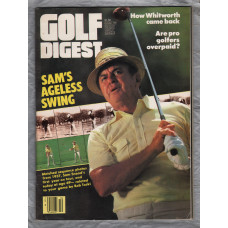 Golf Digest - Vol.32 No.10 - October 1981 - `Sam`s Ageless Swing` - Published by Golf Digest/Tennis Inc.