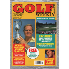 Golf Weekly - Vol.3 No.14 - April 11-17th 1991 - `Nicklaus Continues Winning Tradition` - New York Times Publication