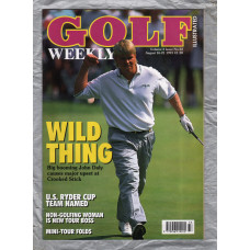 Golf Weekly - Vol.3 No.32 - August 16th-21st 1991 - `U.S. Ryder Cup Team Named` - New York Times Publication