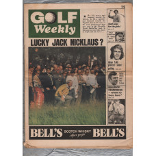 Golf Weekly - Vol.2 Issue 42 - October 21st 1970 - `Lucky Jack Nicklaus?` - Atlas Publishing Co. Ltd
