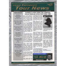 European Tour News - No.23 - June 10th 2002 - `US Open Preview` - Published by PGA European Tour