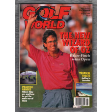 Golf World - Vol.30 No.8 - August 1991 - `The New Wizard Of Oz - Baker-Finch Wins Open` - New York Times Company