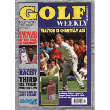 Golf Weekly - Vol.2 Issue 26 - July 5-11 1990 - `Barnard Is The Belle Of The Ball In Germany` - New York Times Publication