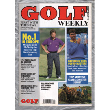 Golf Weekly - Vol.2 Issue 43 - November 1-7 1990 - `No.1 In Europe` - New York Times Publication