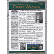 European Tour News - No.11 - March 18th 2002 - `Scott Cruises To Victory In Qatar` - Published by PGA European Tour