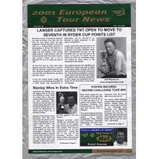 European Tour News - No.29 - July 30th 2001 - `Langer Captures TNT Open` - Published by PGA European Tour