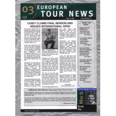 European Tour News - No.19 - May 12th 2003 - `Casey Claims Final Benson & Hedges International Open` - Published by PGA European Tour
