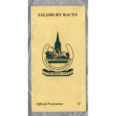 Salisbury Racecourse - Thursday 28th July 1994 - Flat Meeting