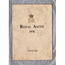 Ascot Racecourse - Third Day,Thursday 22nd June 1978 - Royal Ascot Flat Meeting