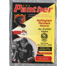 `The Panther` - Nottingham Panthers vs Ayr Scottish Eagles - Saturday 3rd October 1998 - Ice Hockey Superleague.