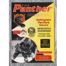 `The Panther` - Nottingham Panthers vs Newcastle Riverkings - Saturday 14th November 1998 - Ice Hockey Superleague.
