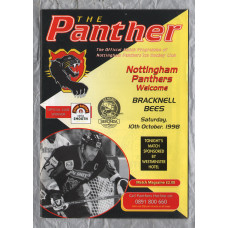 `The Panther` - Nottingham Panthers vs Bracknell Bees - Saturday 10th October 1998 - Ice Hockey Superleague.