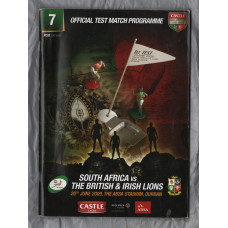 `Castle South Africa 2009 Lions Series` - South Africa vs The British & Irish Lions - Saturday 20th June 2009 - The Absa Stadium
