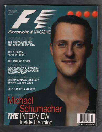 F1 Racing - Vol.1 No.1 - March 2001 - `Michael Schumacher - The Interview...`  -  European Press Ltd 