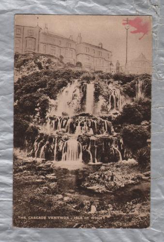 `The Cascade Ventnor, Isle of Wight` - Postally Unused - W.J.Nigh Postcard
