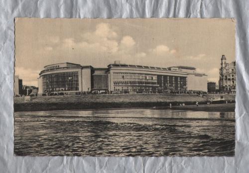 `Ostend - Kursaal Seen From The Sea` - Postally Used - Double 1953 Postmarks & Slogans - Librairie Internationale Postcard