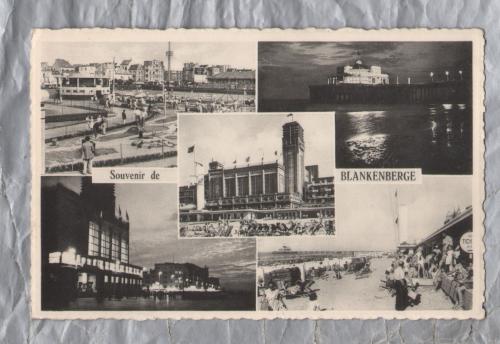 `Souvenir de Blankenberge` - Multiview - Postally Unused - Nels Postcard