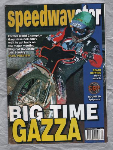 Speedwaystar - Vol.55 No.27 - September 23 2006 - `Big Time Gazza` - Published by Pinegen Ltd