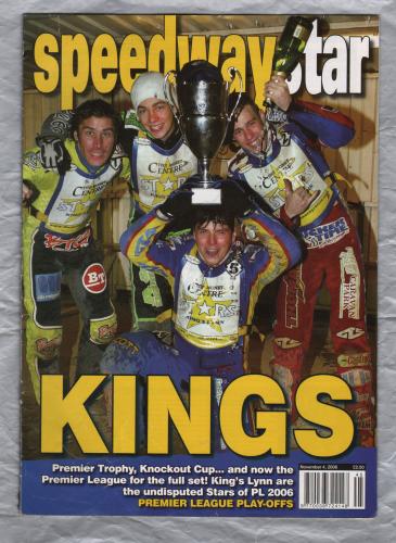 Speedwaystar - Vol.55 No.33 - November 4 2006 - `KINGS` - Published by Pinegen Ltd
