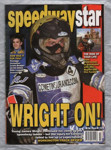 Speedwaystar - Vol.55 No.35 - November 18 2006 - `WRIGHT ON!` - Published by Pinegen Ltd