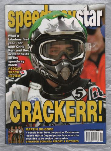 Speedwaystar - Vol.55 No.39 - December 16 2006 - `CRACKERR!` - Published by Pinegen Ltd