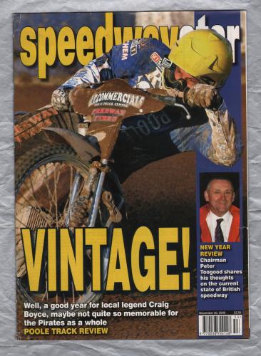 Speedwaystar - Vol.55 No.41 - December 30 2006 - `VINTAGE!` - Published by Pinegen Ltd