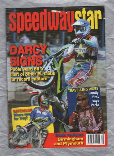 Speedwaystar - Vol.58 No.34 - November 28 2009 - `Darcy Signs` - Published by Pinegen Ltd