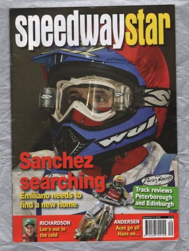 Speedwaystar - Vol.58 No.37 - December 5 2009 - `Sanchez Searching` - Published by Pinegen Ltd