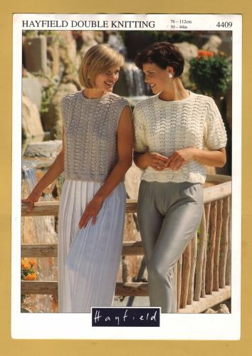 Hayfield - Double Knitting - 30-44" (76-112cm) - Design No.4409 - Sweater & Top - Knitting Pattern