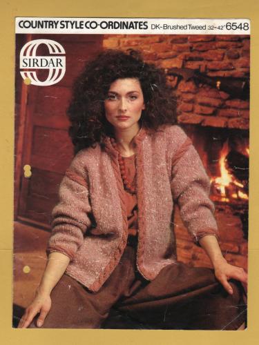 Sirdar - DK-Brushed Tweed - 32-42" (81-107cm) - Design No.6548 - Jacket - Knitting Pattern