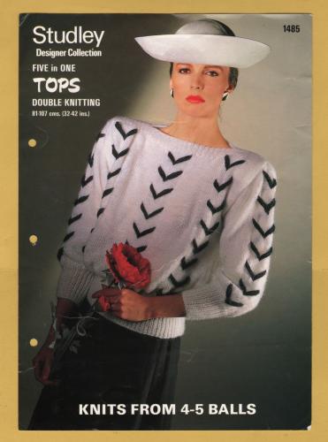 Studley - Double Knitting - 32-42" (81-107cm) - Design No.1485 - Jumper - Knitting Pattern