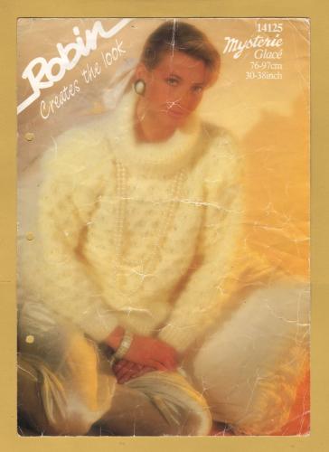 Robin - Mysterie Glace - 30-38" (76-97cm) - Design No.14125 - Sweater - Knitting Pattern