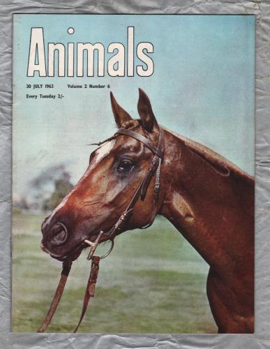 Animals - Vol.2 No.6 - 30 July 1963 - `The Death`s Head Hawk Moth` - Purnell and Sons Ltd