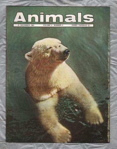 Animals - Vol.3 No.4 - 31 December 1963 - `Flight Without Wings` - Purnell and Sons Ltd