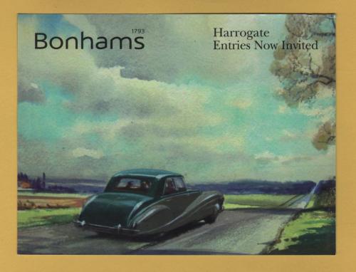 Bonhams - Sale of Collectors` Motor Cars, Motorcycles.... and Automobilia -`Entries Now Invited` - Harrogate - Wednesday 15 November 2006