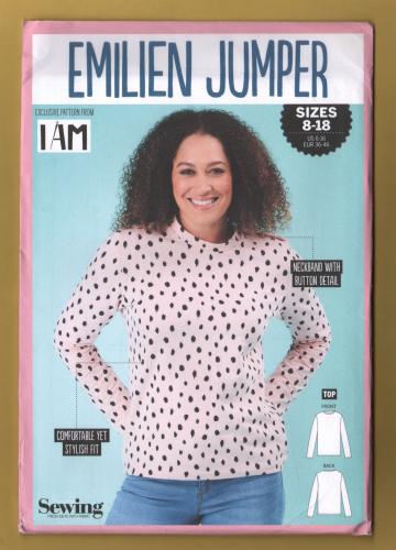 Simply Sewing - `EMILIEN JUMPER` - UK Sizes 8-18 - `This Classic, Cosy Jumper...` - Published by Simply Sewing Magazine
