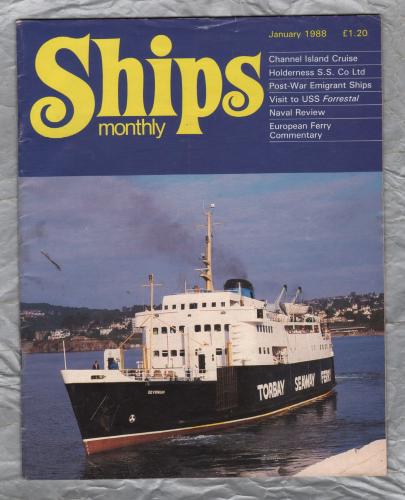 Ships Monthly - January 1988 - Vol 23 - No.1 - `Post-War Emigrant Ships` - Waterway Productions Limited