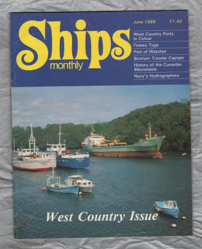 Ships Monthly - June 1989 - Vol 24 - No.6 - `Port of Watchet` - Waterway Productions Limited