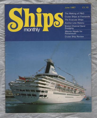 Ships Monthly - June 1987 - Vol 22 - No.6 - `Anchor Line History` - Waterway Productions Limited
