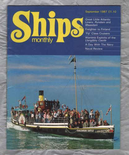 Ships Monthly - September 1987 - Vol 22 - No.9 - `Freighter to Finland` - Waterway Productions Limited