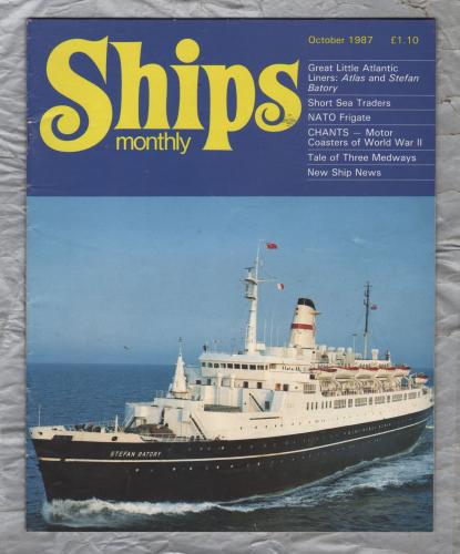 Ships Monthly - October 1987 - Vol 22 - No.10 - `NATO Frigate` - Waterway Productions Limited