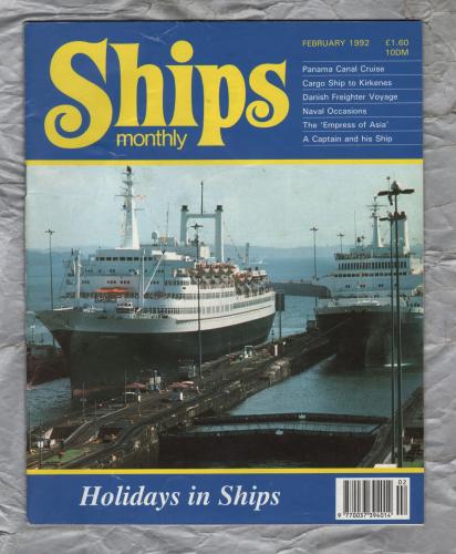 Ships Monthly - February 1992 - Vol 27 - No.2 - `Panama Canal Cruise` - Waterway Productions Limited