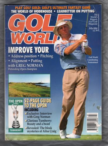 Golf World - Vol.33 No.7 - July 1994 - `Improve Your-With Greg Norman` - A New York Times Company