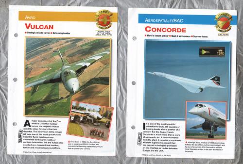 Aircraft of the World - 8 Sample Collection Of Cards - 1998 - International Masters