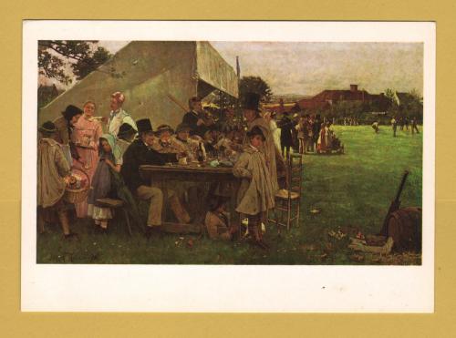 `A Cricket Match, Sussex - John R.Reid 1878` - Postally Unused - Tate Gallery Postcard.
