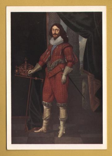 `Charles l - 1600-1649 - Studio Daniel Mytens` - Postally Unused - Card No. 167 - National Maritime Museum Postcard.