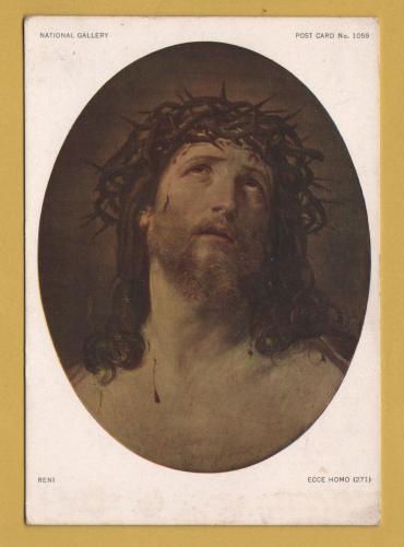 `Ecce Homo - Guido Reni` - Postally Unused - Postcard No.1059 - National Gallery Postcard.