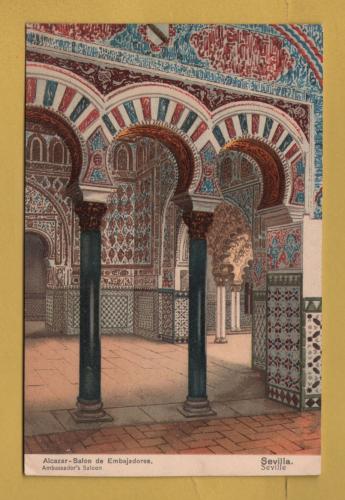 `Ambassador`s Saloon - Saville` - Touro Graphs Series No.390 - Postally Unused - Misch & Co`s Postcard.