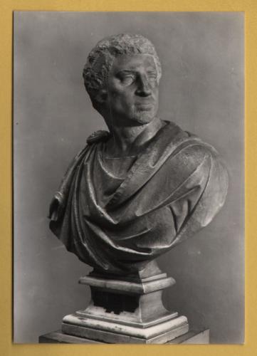 `Florence National Museum - Bruto by Michaelangelo` - Postally Unused - Nova Lux Postcard.