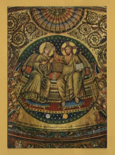 `Rome - Basilica of S. Maria Maggiore - The Mosaic of the Apse` - Postally Unused - E.Richter Postcard.